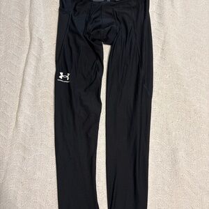 Men Large black Under Armour tights